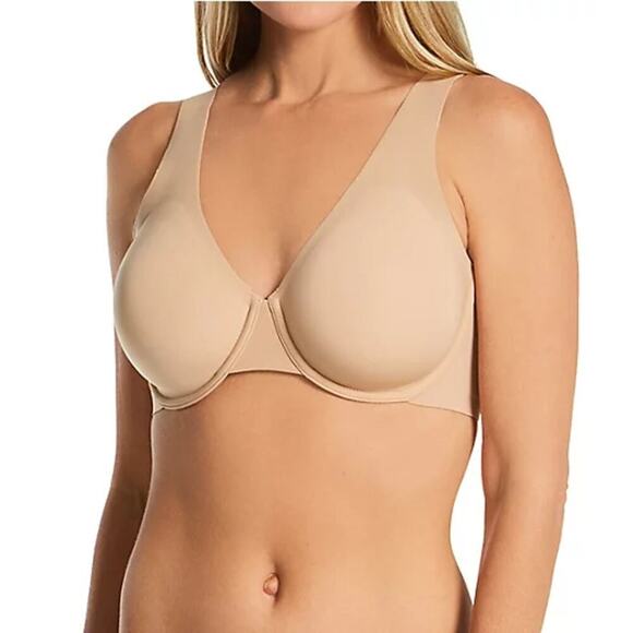 Le Mystère Women's Natural Smooth Shape Unlined Underwire Bra Size 34DD NWT - Picture 1 of 13
